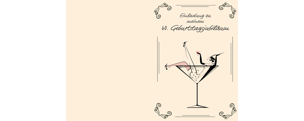 Geburtstagseinladungskarte
