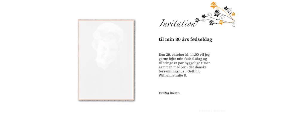 Geburtstagseinladungskarte